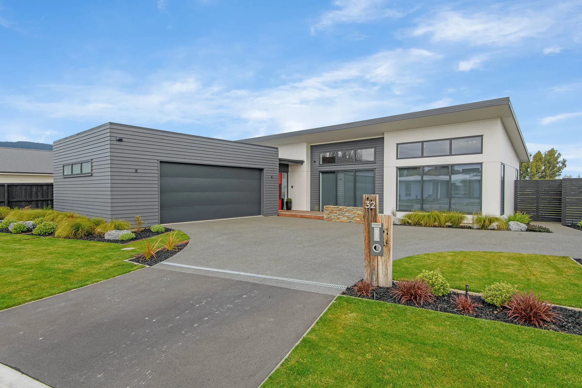 A Pringle Homes build at Adrossan, a House of the Year winner, from the street